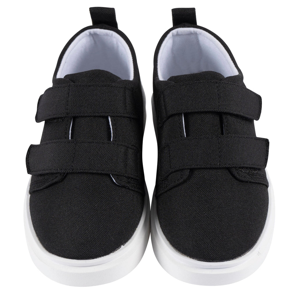 Infant & Toddler Neutral Black Strap Sneaker
