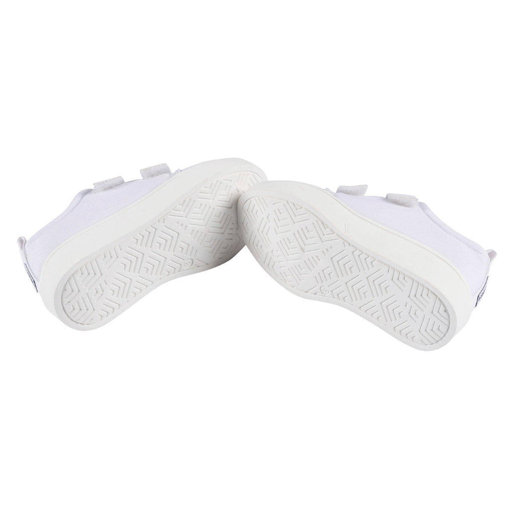 Infant & Toddler Neutral White Strap Sneaker
