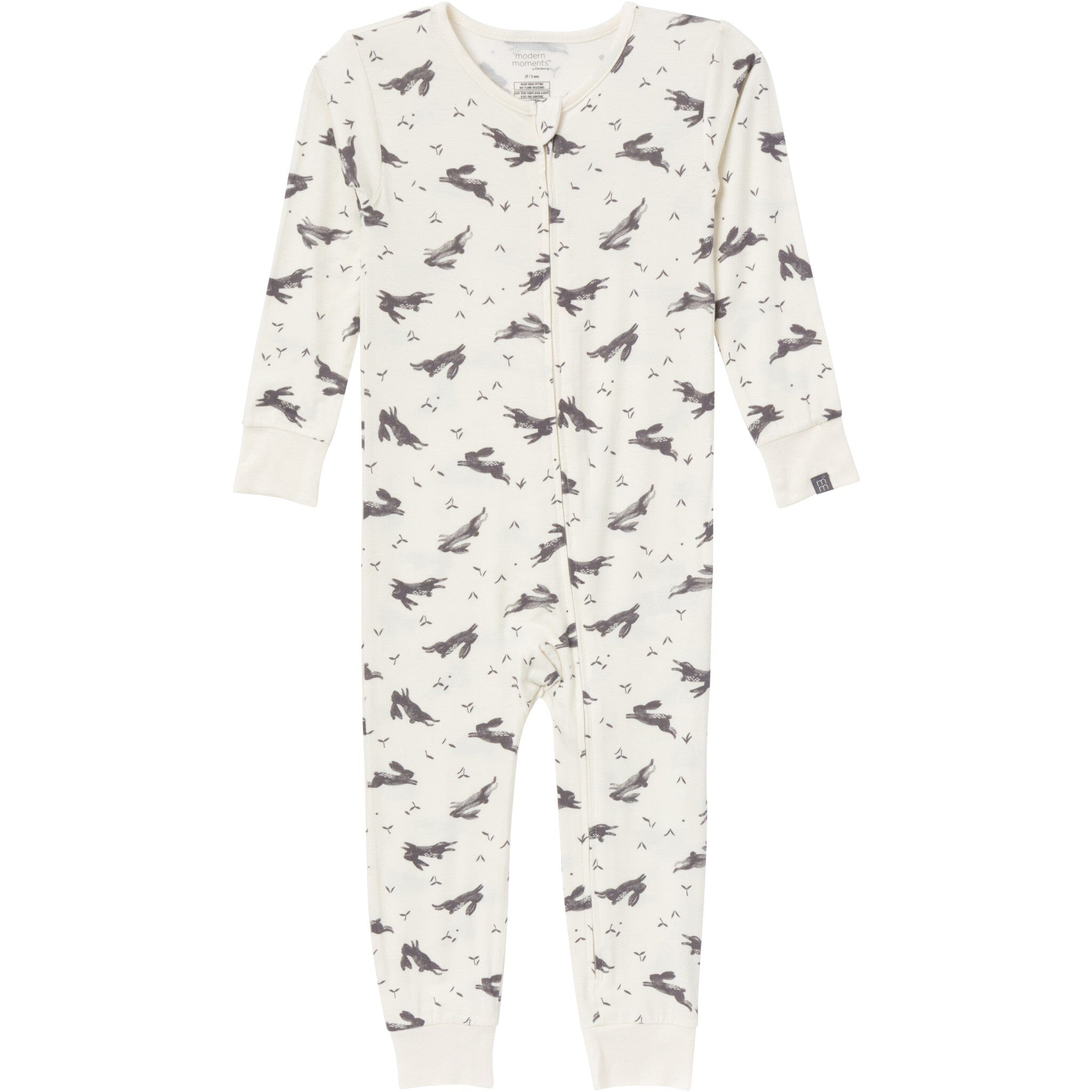 2-Pack Baby & Toddler Neutral Blue Plaid Viscose Snug Fitting Footless Pajamas