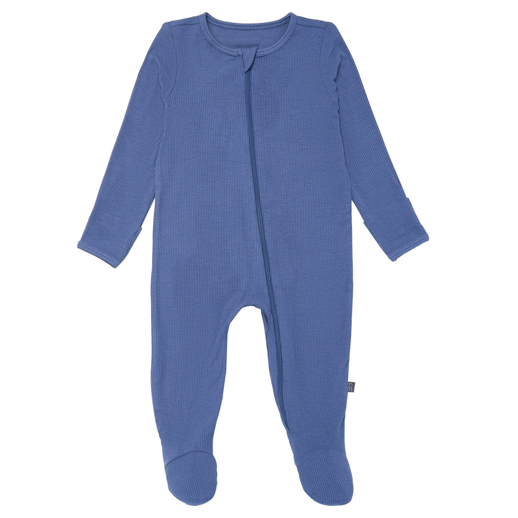 2-Pack Baby Boys Light Blue Whale Sleep 'N Plays With Mitten Cuffs
