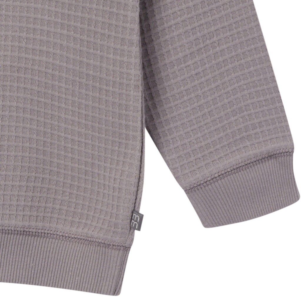 2-Piece Infant & Toddler Boys Grey Long Sleeve Top and Shorts Set