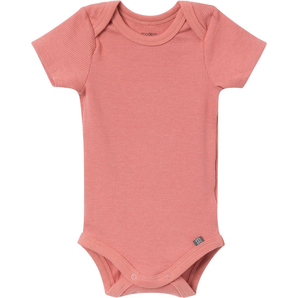 4-Piece Baby Neutral Beige Lobster Short Sleeve Bodysuits and Shorts Set