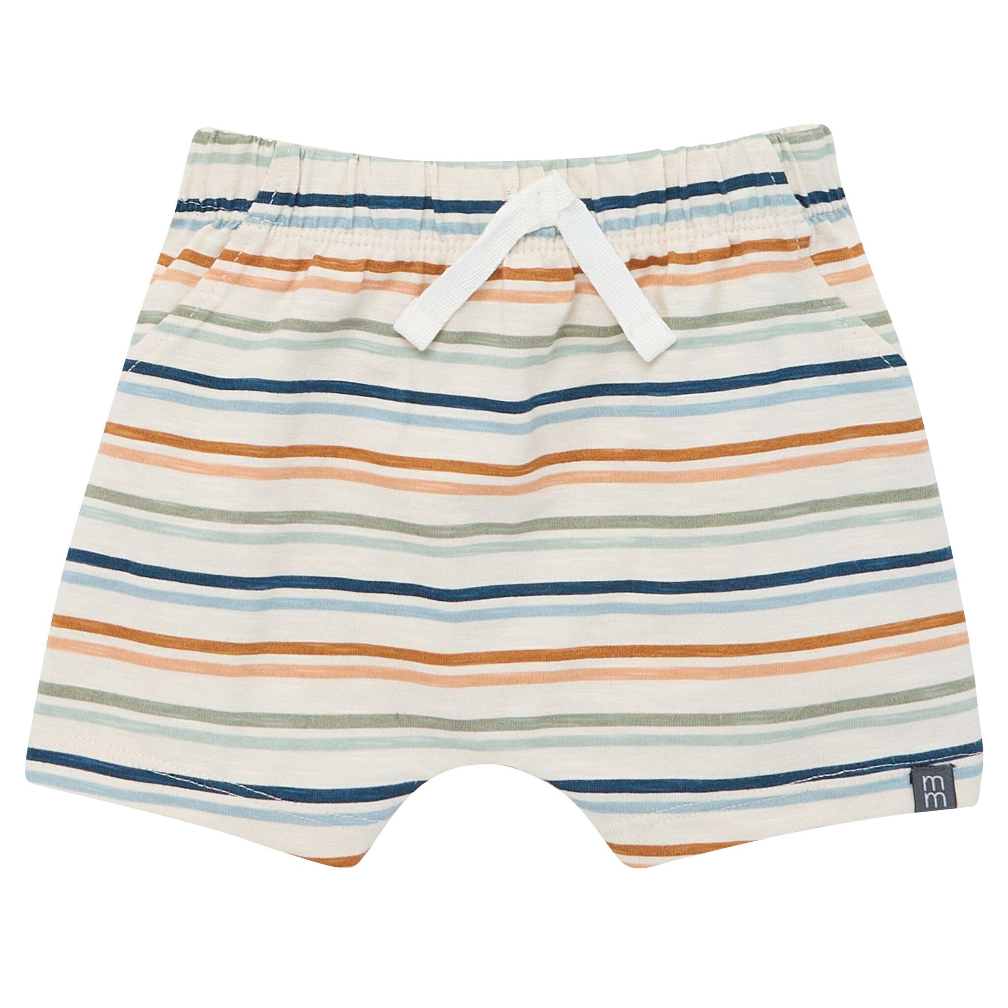 4-Piece Baby Boys Beige Stripe Sleeveless Shirts and Shorts Set