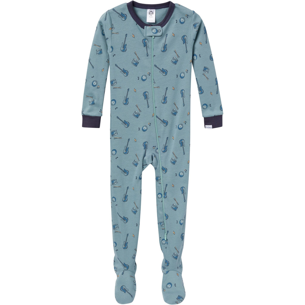 4-Pack Baby & Toddler Boys Music Snug Fit Footed Pajamas