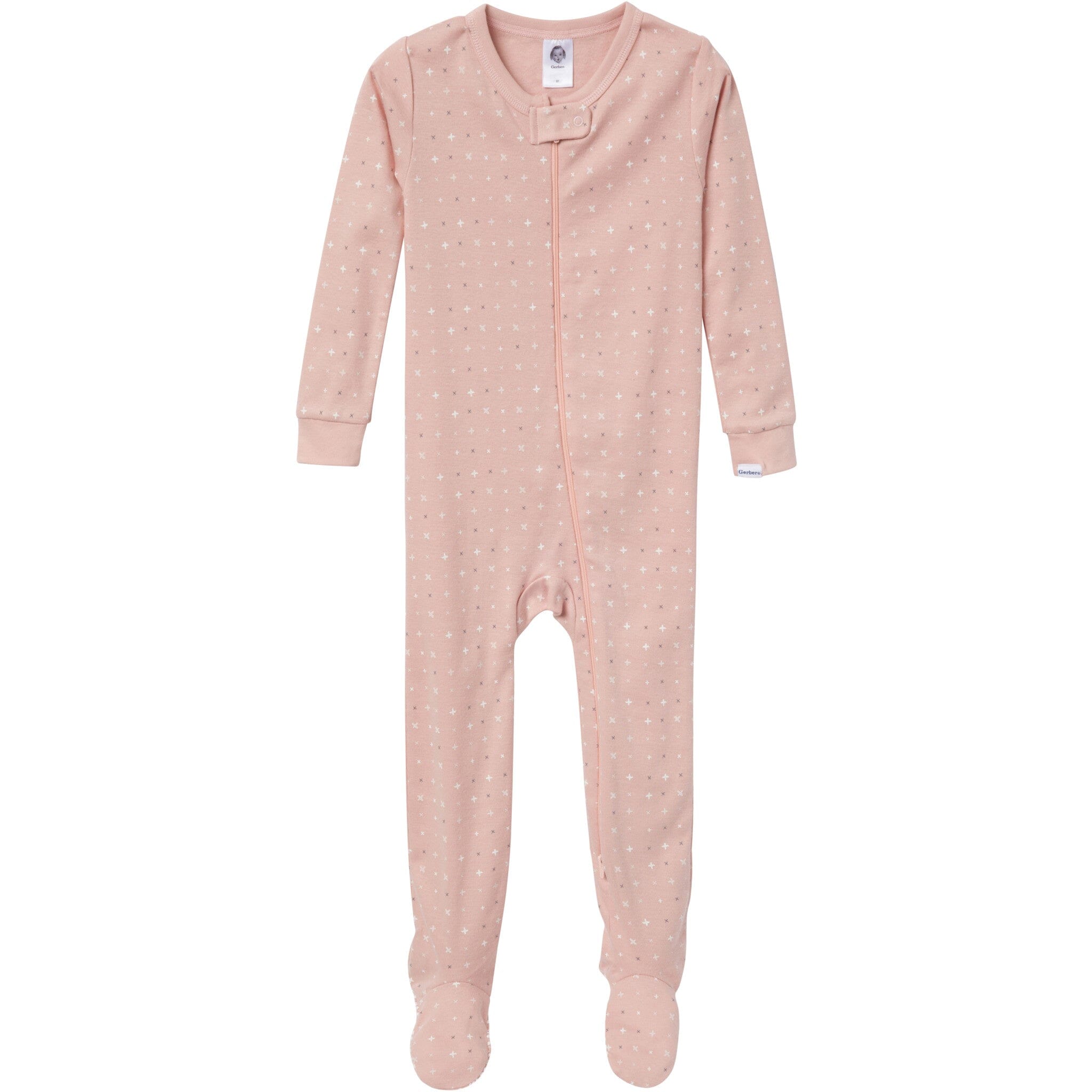 4-Pack Baby & Toddler Neutral Dog Snug Fit Footed Pajamas