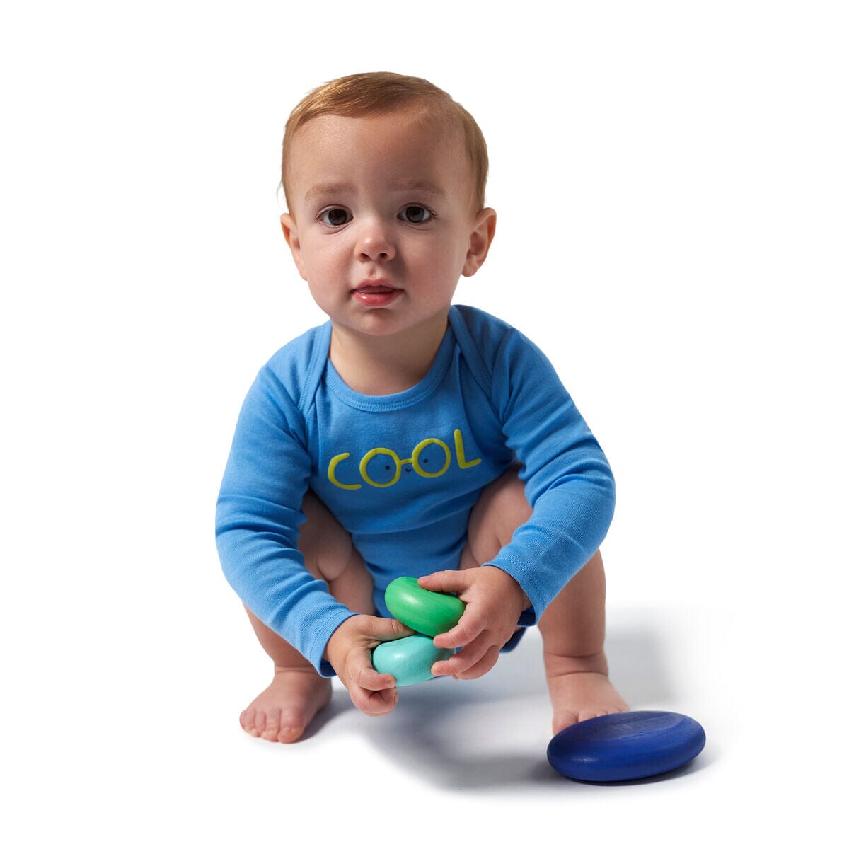 6-Pack Baby Boys Dinos Long Sleeve Onesies® Bodysuits