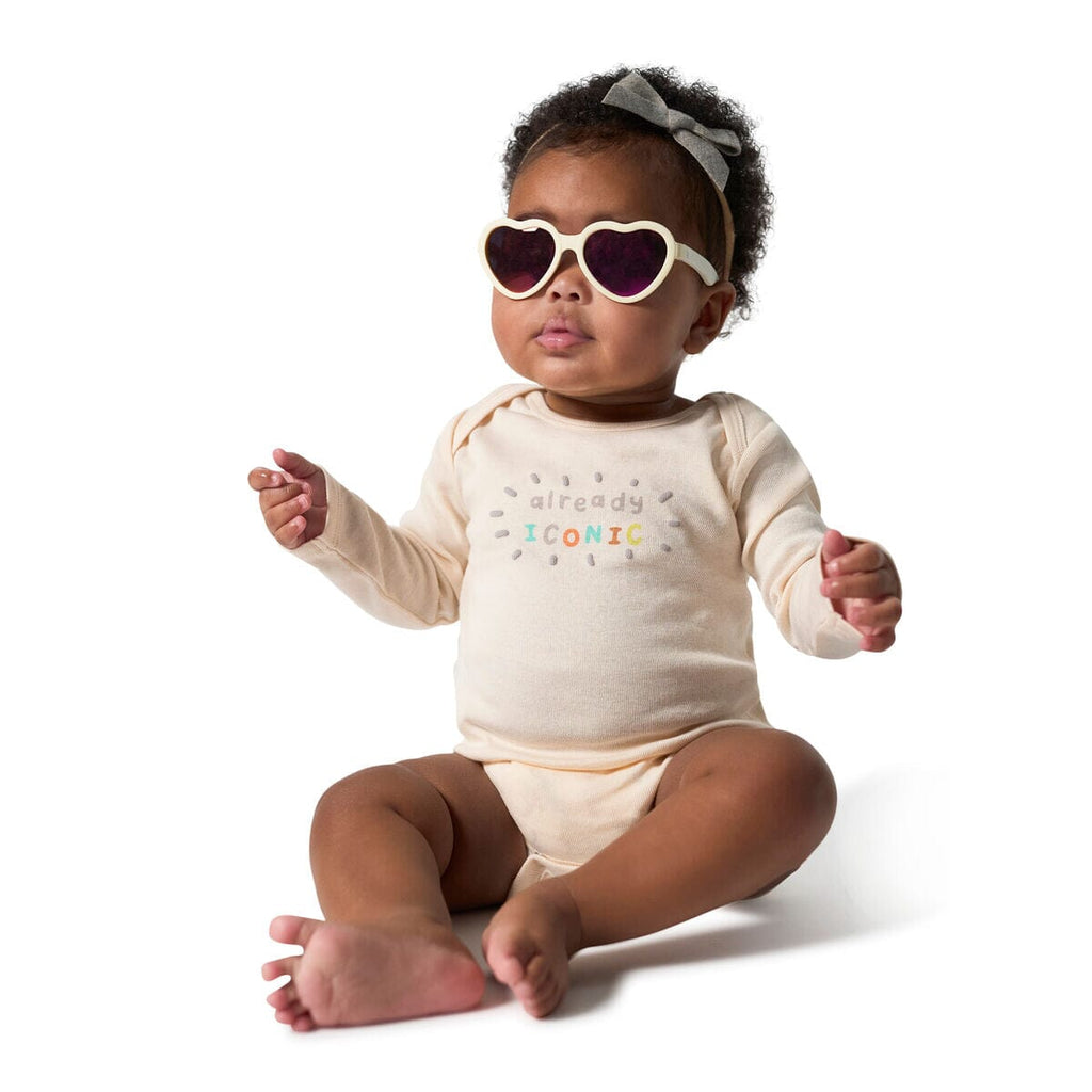 6-Pack Baby Neutral Giraffes Long Sleeve Onesies® Bodysuits
