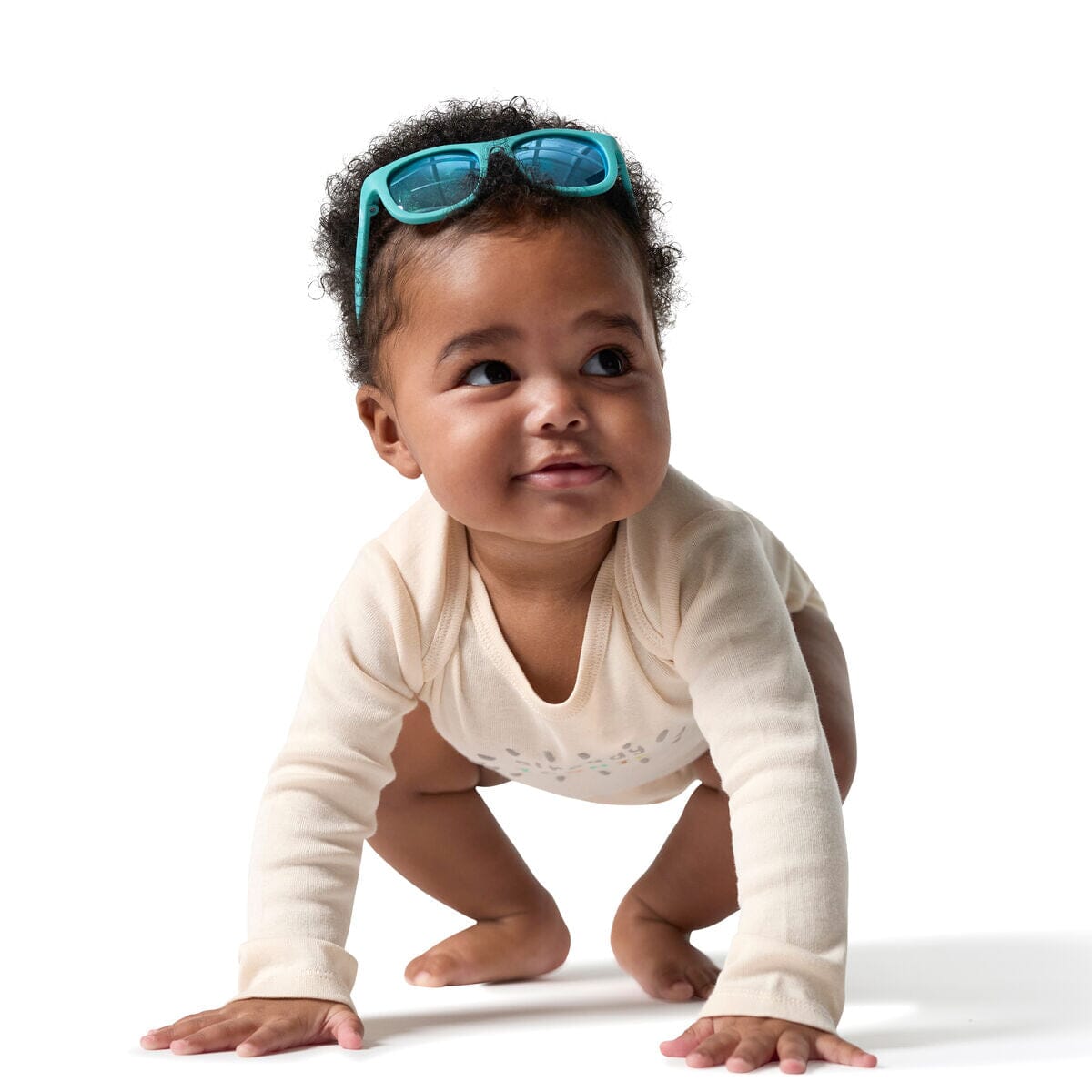 6-Pack Baby Neutral Giraffes Long Sleeve Onesies® Bodysuits
