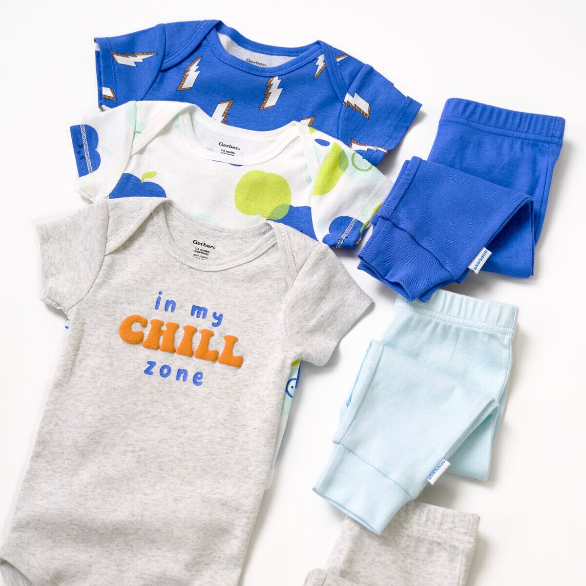 6-Piece Baby Boys Chill Zone Onesies® and Active Pant Set